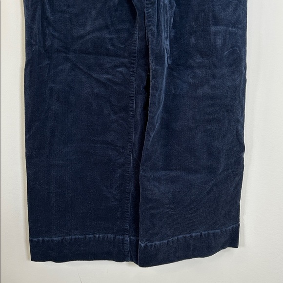 Maeve Corduroy Navy Wide-Leg Pants - Picture 5 of 12